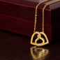 Interlocking Hearts Necklace Non-Message Card
