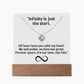 Color LED Acrylic Infinity Card White Background Black Text and  KNOT Necklace  For my Wife/ Girlfriend & Husband/ Boyfriend Infinite love Keepsake 1