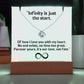Color LED Acrylic Infinity Card White Background Black Text and  KNOT Necklace  For my Wife/ Girlfriend & Husband/ Boyfriend Infinite love Keepsake 1