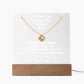 Color LED Acrylic Infinity Card WHITE Writing and  HEART Necklace  For my Wife/ Girlfriend & Husband/ Boyfriend Infinite love Keepsake  1