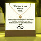 Color LED Acrylic Infinity Card White Background Black Text and  Infinity KNOT Necklace  For my Wife/ Girlfriend & Husband/ Boyfriend Infinite love Keepsake 3