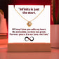 Color LED Acrylic Infinity Card White Background Black Text and  KNOT Necklace  For my Wife/ Girlfriend & Husband/ Boyfriend Infinite love Keepsake 1