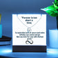 Color LED Acrylic Infinity Card WHITE Background and  HEART Necklace  For my Wife/ Girlfriend & Husband/ Boyfriend Infinite love Keepsake 2