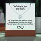 Color LED Acrylic Infinity Card WHITE Background and  HEART Necklace  For my Wife/ Girlfriend & Husband/ Boyfriend Infinite love Keepsake  1