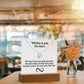 Color LED Acrylic Infinity Card WHITE Background and  HEART Necklace  For my Wife/ Girlfriend & Husband/ Boyfriend Infinite love Keepsake  1