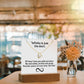 Color LED Acrylic Infinity Card WHITE Background and  HEART Necklace  For my Wife/ Girlfriend & Husband/ Boyfriend Infinite love Keepsake  1
